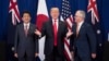 Трамп обсудил вопросы региональной безопасности с лидерами Японии и Австралии