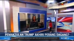 Laporan VOA untuk Metro TV: Pemakzulan Trump Akhiri Perang Dagang?