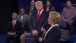 Трамп и Клинтон на втората претседателска дебата за прашањата за жените