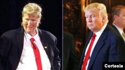 Meryl Streep interpretó a Donald Trump en una cena de gala a beneficio en Nueva York. [Foto: Cortesía Twitter Public Theatre].