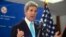 FILE - U.S. Secretary of State John Kerry speaks during a news conference.