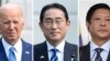 美國、日本和菲律賓三國領導人於2024年4月11日在華盛頓舉行歷史性的三方首腦會晤。