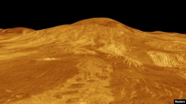 This file photo, provided by NASA's Jet Propulsion Laboratory, shows a computer-generated 3D model of Venus' surface. (NASA/JPL/Handout via REUTERS)