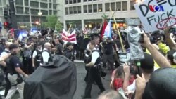 Washington’da Karşılıklı Gösteriler