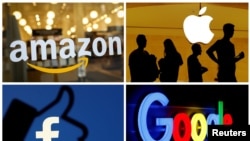 Amazon, Facebook, Apple y Alphabet (Google) representan alrededor de 5 billones de dólares de la economía estadounidense.