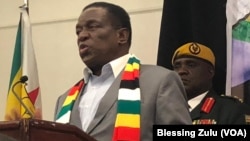 Zimbabwe President Emmerson Mnangagwa in New York, USA.