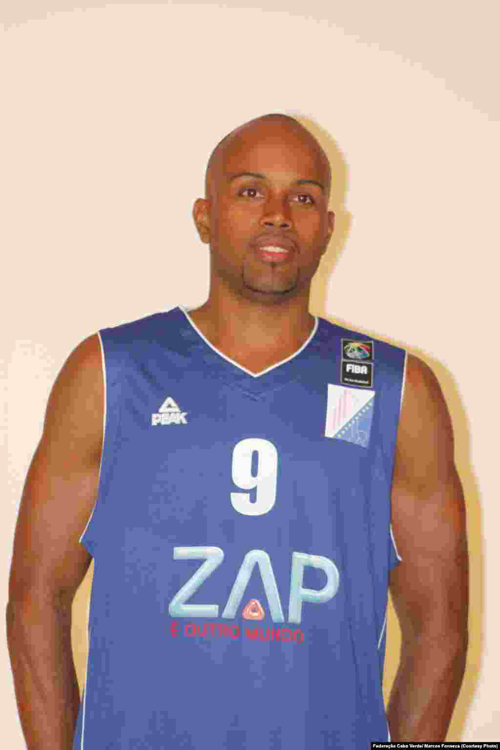 Joel Almeida, selecção Cabo Verde no AfroBasket 2015. 