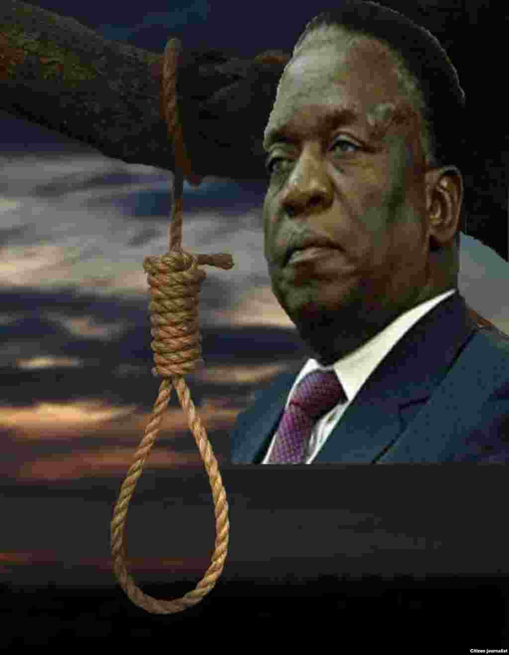 Emmerson Mnangagwa Hanging 