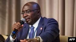 Mataimakin shugaban kasra Ghana, Mahamudu Bawumia yayin wata ziyara da ya kawo Washington D.C. a watan Afrilun 2017