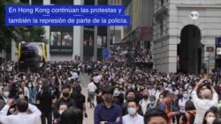 Continúan protestas en Hong Kong