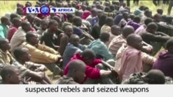 VOA60 Africa- Burundi security forces arrest 170 suspected rebels in crackdown ahead of next week's presidential elections- July 14, 2015