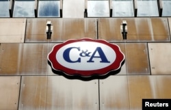 The logo of fashion group C&A is seen in Zurich, Switzerland, June 23, 2016.