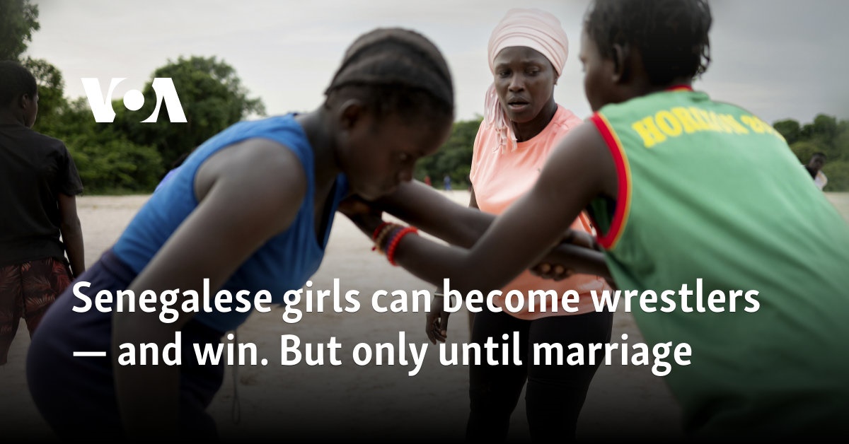 Senegalese girls can become wrestlers – and win. But only until they get married