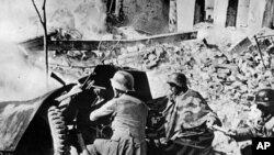 德军士兵1942年9月在斯大林格勒