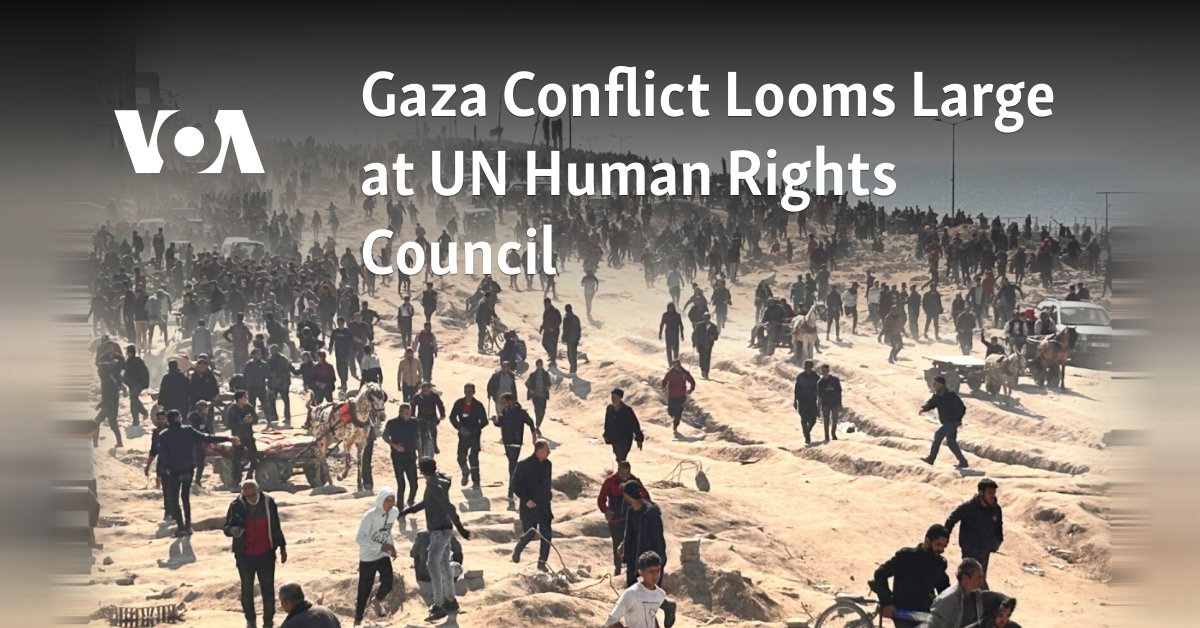 Gaza Conflict Looms Large at UN Human Rights Council