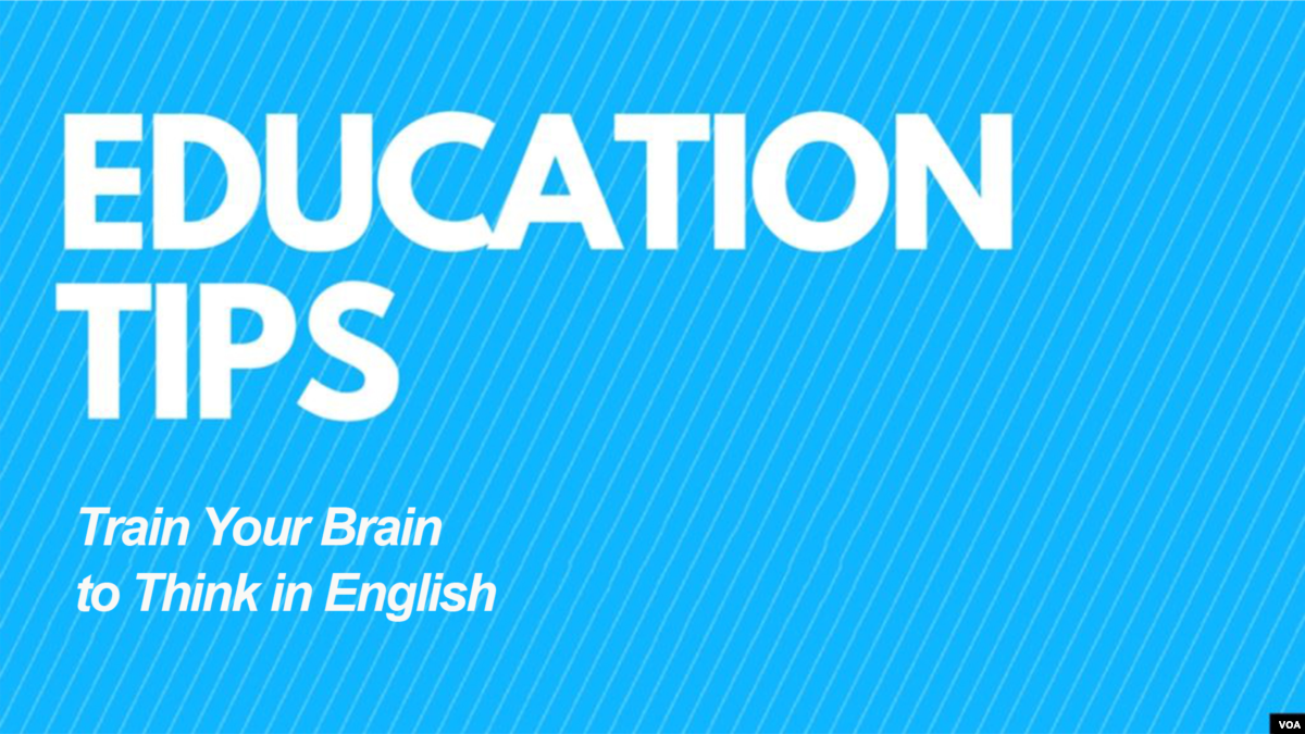 Train Your Brain To Think In English