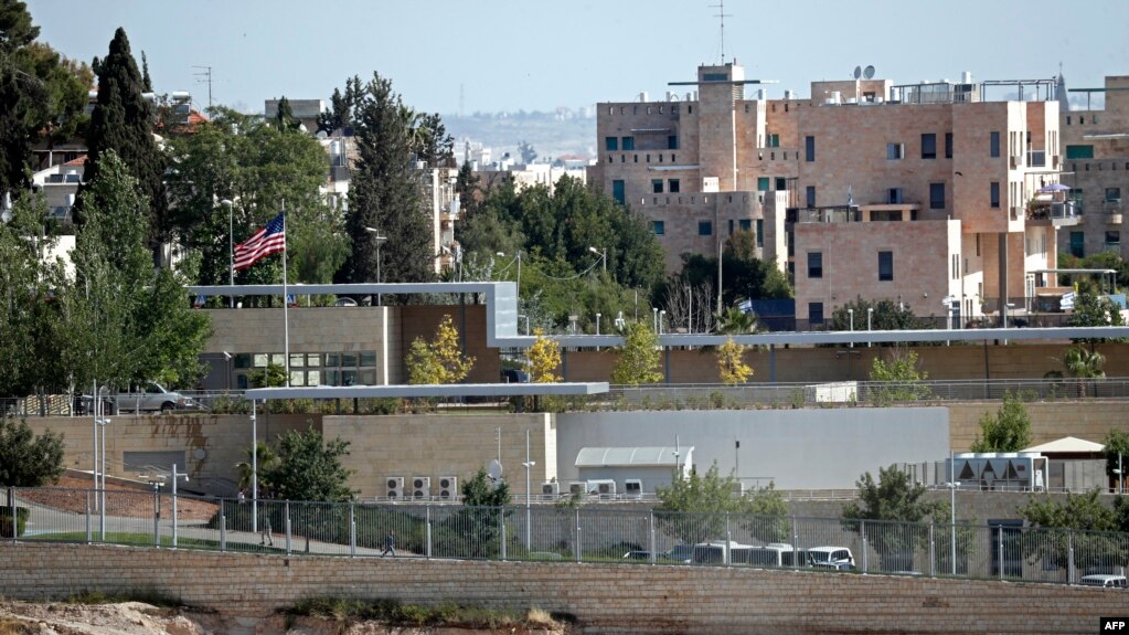 Консульство США в Иерусалиме, которое используется как посольство США в Израиле. 14 мая 2018 г.