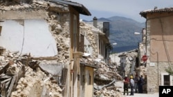 El terremoto de L´Aquila tuvo una magnitud de 6,3 grados y mató a 308 personas en la ciudad y los alrededores.