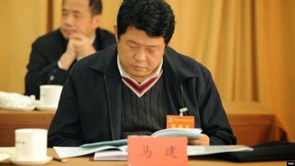 前中国国安部副部长马建(博闻社图片)