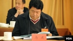 前中国国安部副部长马建（博闻社图片）