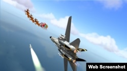 El programa NORAD sigue a Santa desde la base aérea Tyndall, estado de Colorado.