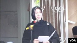 Wali Kota Banda Aceh, Illiza Saaduddin Djamal (Foto: VOA/Budi Nahaba).