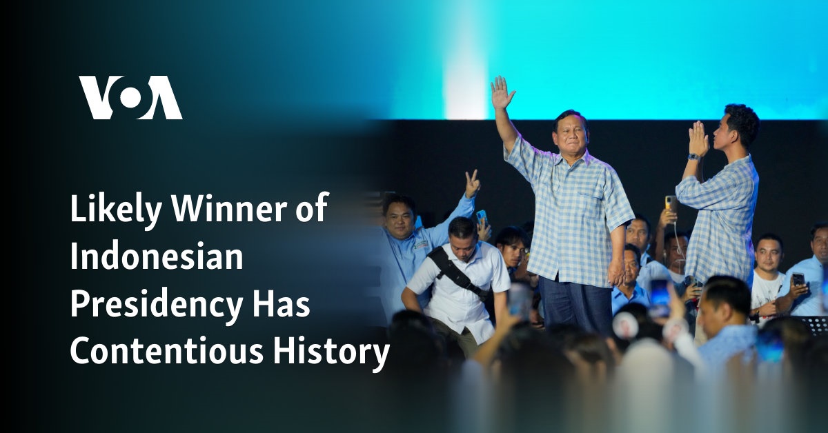 Likely Winner of Indonesian Presidency Has Contentious History