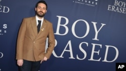 Author Garrard Conley arrives at the Los Angeles premiere of "Boy Erased," Oct. 29, 2018, at the Directors Guild of America.