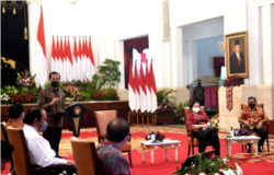 Presiden Jokowi mengundang pimpinan parpol koalisi dì Istana Merdeka, Jakarta, Rabu (25/8). (Foto: Courtesy/Biro Setpres)
