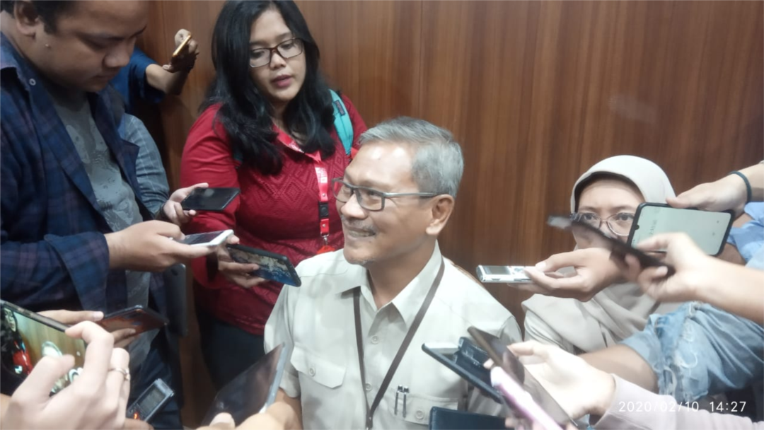 Sekjen Pencegahan dan Pengendalian Penyakit Kemenkes Achmad Yurianto saat menggelar konferensi pers tentang coronavirus di kantor Kemenkes, Jakarta, Senin, 10 Februari 2020. (Foto: VOA/Sasmito)