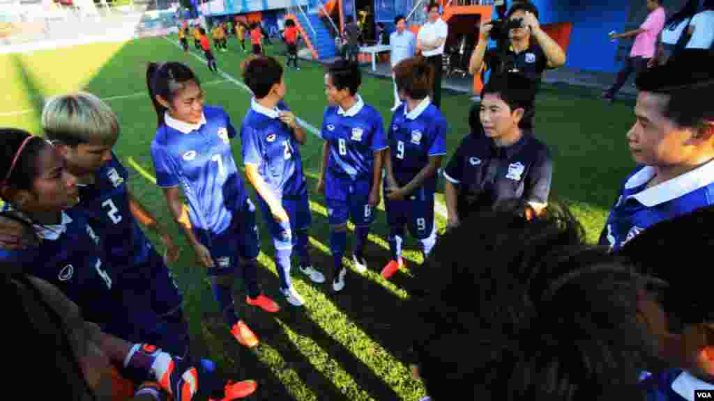 Thailand Women's Soccer National Team. World Cup 2015.