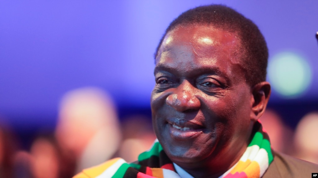 Emmerson Mnangagwa Switzerland Davos Forum