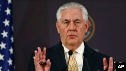 Menteri Luar Negeri Amerika Serikat Rex Tillerson (Foto: dok).