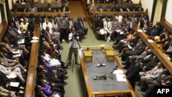 Scene inside Zimbabwe's parliament