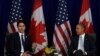 باراک اوباما و جاستین ترودو نخست وزیر جدید کانادا در حاشیه نشست فیلیپین