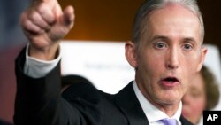 El representante republicano Trey Gowdy, dirigió la comisión investigadora de Bengasi.