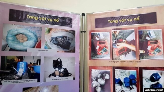 Công an Tp. HCM trưng bày hình ảnh khủng bố trụ sở công an phường, Photo Báo Zing.vn