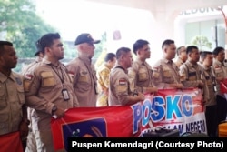 Tim Pendampingan Pemda yang dikirimkan Kemendagri ke Sulawesi Tengah (Courtesy: Puspen Kemendagri)