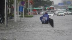 暴雨令河南多市一片汪洋慘狀連連鄭州進入一級應急防汛