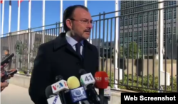 Ministro de Relaciones Exteriores de México, Luis Videgaray.