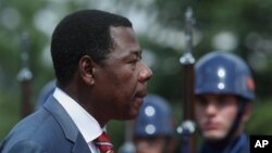 Benin President Thomas Boni Yayi, who is also chairman of the African Union, in Ankara, Turkey, July 9, 2012.