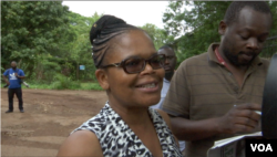 Beatrice Mtetwa from Zimbabwe Lawyers for Human Rights is representing pastor and political activist Evan Mawarire who is facing allegations of inciting citizens to protest violently. (C Mavhunga/VOA)