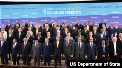 Participants in the Ministerial to Advance Religious Freedom