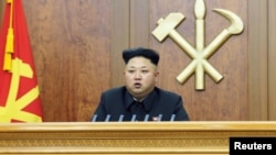 北韓最高領導人金正恩發表新年講話（2015年1月1日）