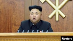 FILE - North Korean leader Kim Jong Un is not known to have visited a foreign country or met a head of state since he took power in late 2011. 