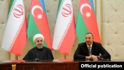 Azərbaycan prezidenti İlham Əliyev və İran prezidenti Həsən Ruhani