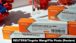 တရုတ်နိုင်ငံထုတ် Sinovac ကိုဗစ်ကာကွယ်ဆေး။