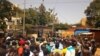 Manifestation contre la libération de Djibril Bassolé au Burkina