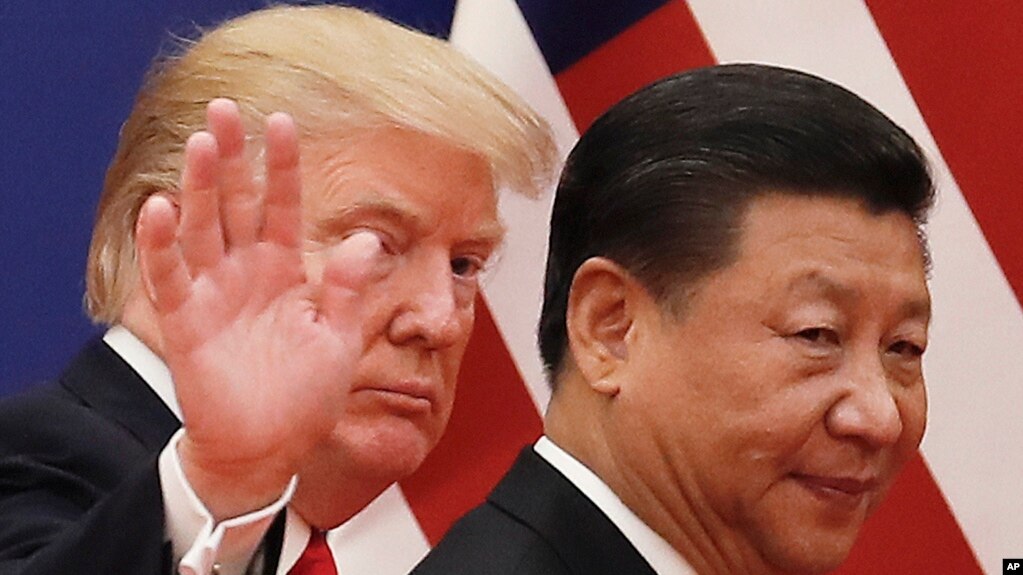 中国国家主席习近平在北京会见美国总统特朗普（资料照片）