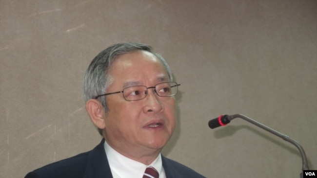 军事专家，前立法委员、淡江大学教授林郁方. (voa资料照)
